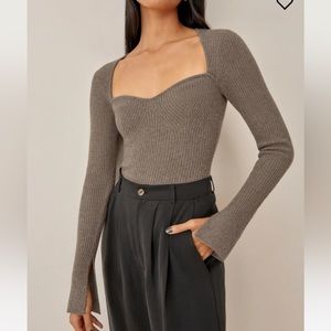Reformation Glenna Cashmere Sweater